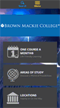 Mobile Screenshot of brownmackie.edu